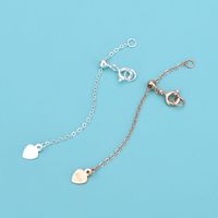 1 Piece Sterling Silver Solid Color Simple Style Classic Style main image 5