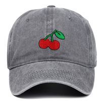 Unisexo Estilo Simple Fruta Bordado Aleros Curvos Gorra De Beisbol main image 3