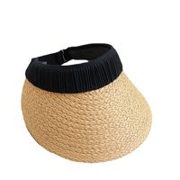 Women's Vacation Solid Color Big Eaves Sun Hat main image 2