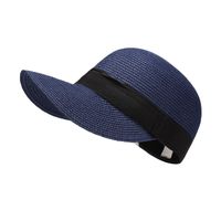 Women's Basic Solid Color Big Eaves Sun Hat sku image 5