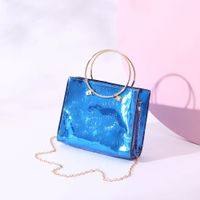 Women's Small Pu Leather Solid Color Classic Style Square Zipper Handbag sku image 6