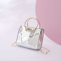 Women's Small Pu Leather Solid Color Classic Style Square Zipper Handbag sku image 5