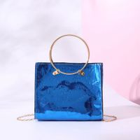 Women's Small Pu Leather Solid Color Classic Style Square Zipper Handbag main image 2