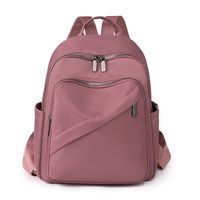 Anti-theft Solid Color Casual Daily Women's Backpack sku image 2