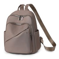 Anti-theft Solid Color Casual Daily Women's Backpack main image 2