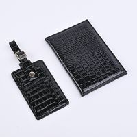 Unisex Stripe Pu Leather Open Card Holders main image 4