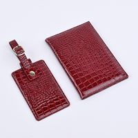 Unisex Stripe Pu Leather Open Card Holders sku image 2