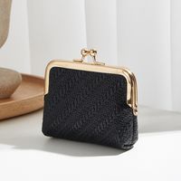 Women's Pu Leather Solid Color Streetwear Square Buckle Evening Bag main image 4