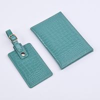 Unisex Stripe Pu Leather Open Card Holders sku image 3