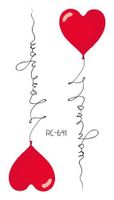 Letter Heart Shape Plastic Tattoos & Body Art 1 Piece sku image 29