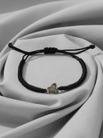 Casual Simple Style Cross Butterfly Sequin Synthetic Fibre Alloy Inlay Resin Unisex Drawstring Bracelets main image 4