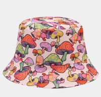 Unisex Streetwear Cartoon Embroidery Big Eaves Bucket Hat sku image 15