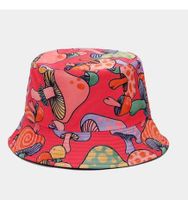 Unisex Streetwear Cartoon Embroidery Big Eaves Bucket Hat sku image 14