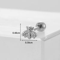 Ear Cartilage Rings & Studs Fashion Geometric Copper Plating Artificial Gemstones sku image 2