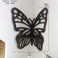 Cute Pastoral Butterfly Wood Ornaments Artificial Decorations sku image 1