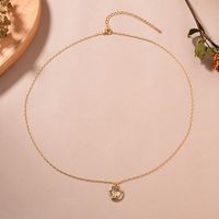 Style Simple Soleil Alliage Placage Incruster Strass Femmes Pendentif main image 10