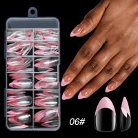 Simple Style Solid Color Plastic Nail Patches sku image 6