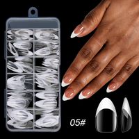 Simple Style Solid Color Plastic Nail Patches sku image 5