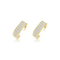 1 Pair Ig Style French Style Simple Style Butterfly Plating Inlay Copper Zircon 18k Gold Plated Ear Cuffs Ear Line sku image 3