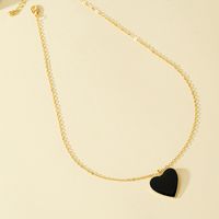 Romantic Simple Style Heart Shape Alloy Zinc Plating Women's Pendant Necklace main image 3