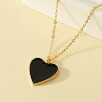 Romantic Simple Style Heart Shape Alloy Zinc Plating Women's Pendant Necklace main image 5