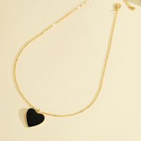 Romantic Simple Style Heart Shape Alloy Zinc Plating Women's Pendant Necklace main image 4