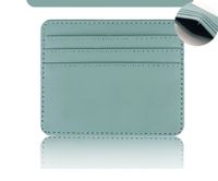 Unisex Solid Color Pu Leather Open Card Holders sku image 2