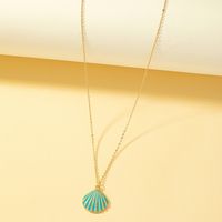 Vacation Beach Shell Alloy Zinc Plating Women's Pendant Necklace main image 5