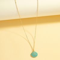 Vacation Beach Shell Alloy Zinc Plating Women's Pendant Necklace main image 1