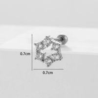 Ear Cartilage Rings & Studs Geometric Copper Plating Artificial Gemstones sku image 14