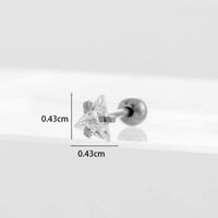 Ear Cartilage Rings & Studs Geometric Copper Plating Artificial Gemstones sku image 3