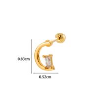 Ear Cartilage Rings & Studs Geometric Copper Plating Artificial Gemstones sku image 22