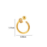 Ear Cartilage Rings & Studs Geometric Copper Plating Artificial Gemstones sku image 28