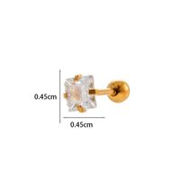 Ear Cartilage Rings & Studs Geometric Copper Plating Artificial Gemstones sku image 8