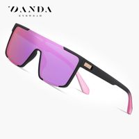 Lady Solid Color Tac Square Half Frame Women's Sunglasses main image 5