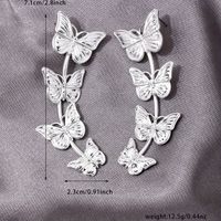 1 Pair Cute Sweet Butterfly Alloy Drop Earrings main image 3