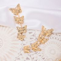1 Pair Cute Sweet Butterfly Alloy Drop Earrings main image 7