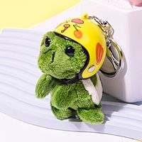 Cute Tortoise Plush Unisex Bag Pendant Keychain sku image 40