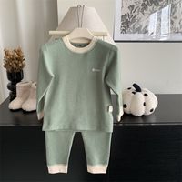Simple Style Solid Color Cotton Blend Polyester Underwear & Sleepwear sku image 3