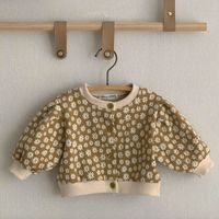 Simple Style Flower Cotton Girls Outerwear main image 4