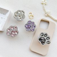 Cute Paw Print Plastic Rhinestone Universal Phone Cases main image 5