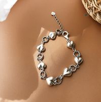 Simple Style Classic Style Heart Shape Gold Plated Alloy Wholesale Bracelets sku image 1