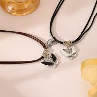 Classic Style Butterfly Alloy Plating Women's Pendant Necklace main image 1