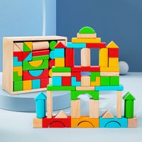 Building Toys Color Block Wood Toys main image 6