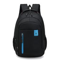 Solid Color Casual Holiday Daily School Backpack sku image 3