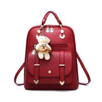 Solid Color Casual Daily Women's Backpack main image 3