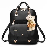 Solid Color Casual Daily Women's Backpack sku image 9