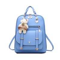 Solid Color Casual Daily Women's Backpack sku image 8