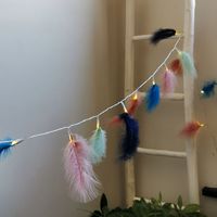 Casual Simple Style Feather Pvc Indoor Party Lightings sku image 4
