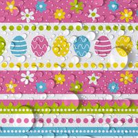 Easter Pastoral Simple Style Flower Plastic Daily Festival Tablecloth main image 2